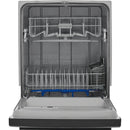 24 In. Built-In Front Control Tall Tub Dishwasher In Black-Washburn's Home Furnishings