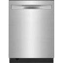 Frigidaire 24" Top Control Built-In Tall Tub Dishwasher in Stainless Steel w/5-cycles & DishSense Technology-Washburn's Home Furnishings