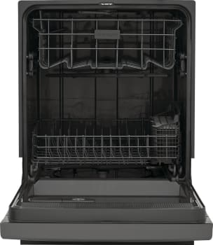 Frigidaire 24 in Front Control Built-In Tall Tub Dishwasher in Stainless Steel with 4-cycles and DishSense Sensor Technology-Washburn's Home Furnishings