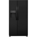 Frigidaire 25.5 Cu Ft Side by Side Refrigerator in Black-Washburn's Home Furnishings