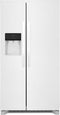 Frigidaire 25.6-cu ft Side-by-Side Refrigerator in White-Washburn's Home Furnishings