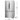Frigidaire 28.8 Cu. Ft. French Door Refrigerator Smudgeproof Stainless Steel-Washburn's Home Furnishings