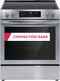 Frigidaire 30" Front Control Electric Range, smooth top, ADA - Stainless-Washburn's Home Furnishings