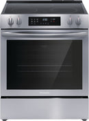 Frigidaire 30" Front Control Electric Range, smooth top, ADA - Stainless-Washburn's Home Furnishings