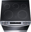 Frigidaire 30 in. 5-Element Slide-In Front Control Electric Range with Steam Clean in Stainless Steel-Washburn's Home Furnishings