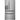 Frigidaire Gallery 21.5 Cu. Ft. Counter-Depth 4-Door French Door Refrigerator - Stainless Steel-Washburn's Home Furnishings