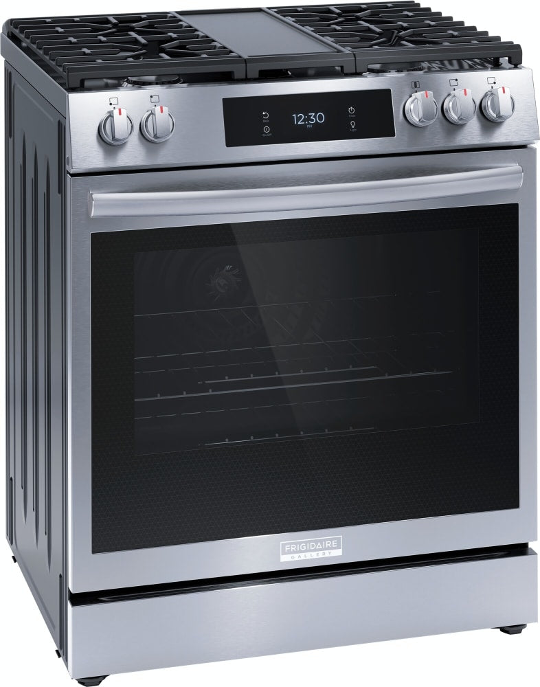 Frigidaire Gallery 30" Gas Range with 15+ Ways To Cook in Stainless Steel-Washburn's Home Furnishings