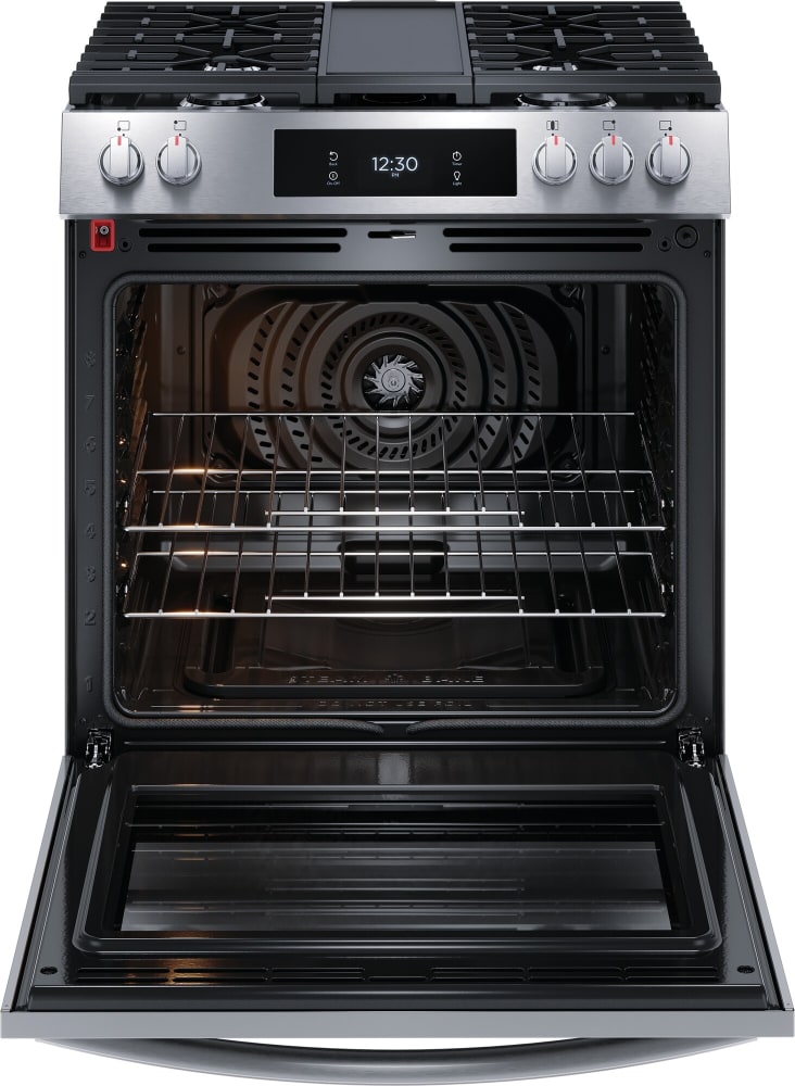 Frigidaire Gallery 30" Gas Range with 15+ Ways To Cook in Stainless Steel-Washburn's Home Furnishings