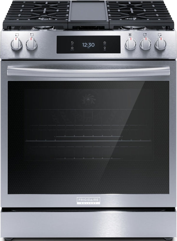 Frigidaire Gallery 30" Gas Range with 15+ Ways To Cook in Stainless Steel-Washburn's Home Furnishings