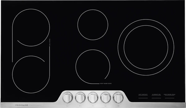 Frigidaire Professional 36" Electric Cooktop - Stainless Steel-Washburn's Home Furnishings