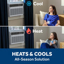 GE 24,000 BTU Smart Heat/Cool Window A/C-Washburn's Home Furnishings