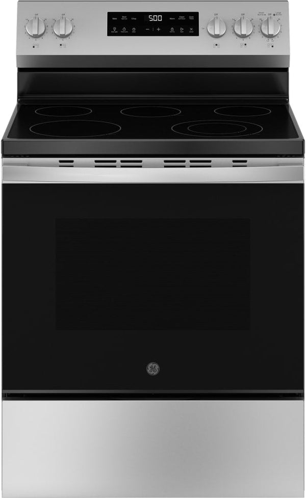 GE 30" Freestanding Electric Range w/5 Smooth Top Elements w/Self Clean-Washburn's Home Furnishings