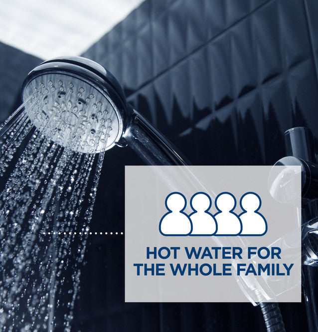 GE RealMAX Choice 40-Gallon Tall Liquid Propane Atmospheric Hot Water Heater-Washburn's Home Furnishings