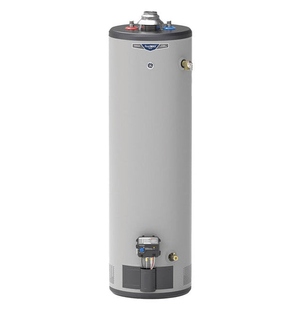 GE Realmax Choice 30-Gallon Tall Liquid Propane Atmospheric Water Heater-Washburn's Home Furnishings