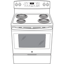 GE® 30" Free-Standing Electric Range in White-Washburn's Home Furnishings