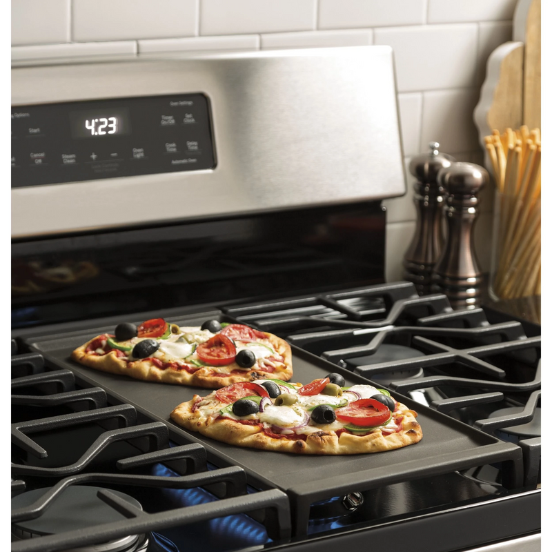 GE® 30" Free-Standing Gas Range in Stainless Steel-Washburn's Home Furnishings