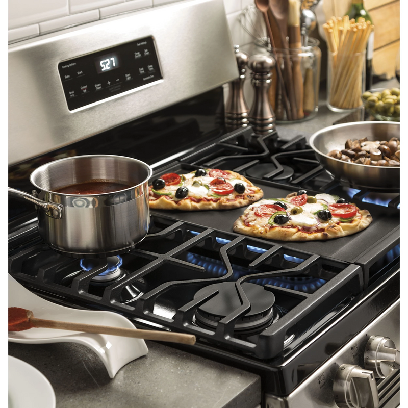 GE® 30" Free-Standing Gas Range in Stainless Steel-Washburn's Home Furnishings