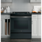 GE® 30" Slide-In Electric Range BLACK SLATE-Washburn's Home Furnishings