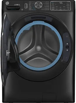 GE® ENERGY STAR® 5.0 cu. ft. Capacity Smart Front Load Steam Washer with SmartDispense™ UltraFresh Vent System with OdorBlock™ and Sanitize + Allergen - Carbon Graphite-Washburn's Home Furnishings