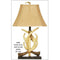 H & H Antler Lamp 29"H-Washburn's Home Furnishings