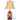 H&H Red Lantern Lamp-Washburn's Home Furnishings