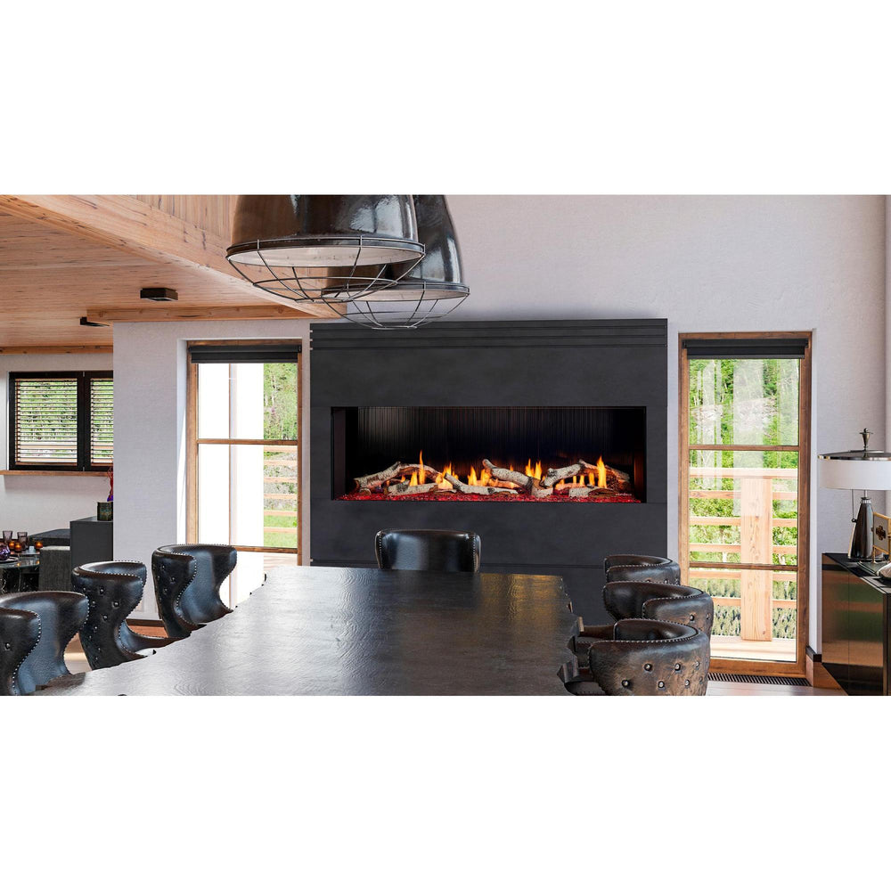 Primo II 60 gas fireplace — official Primo II Linear Gas Fireplace series image; may show a different size and separately selected options