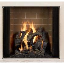 Open hearth fireplace. Official series illustration; size and optional finishing may differ from this model.
