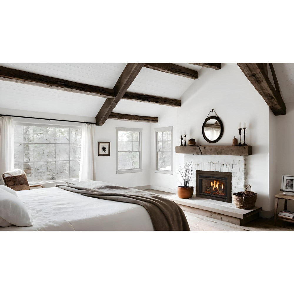 Heat & Glo SupremeX gas insert. Official series image; size, front and optional finishes may differ from the quoted configuration.