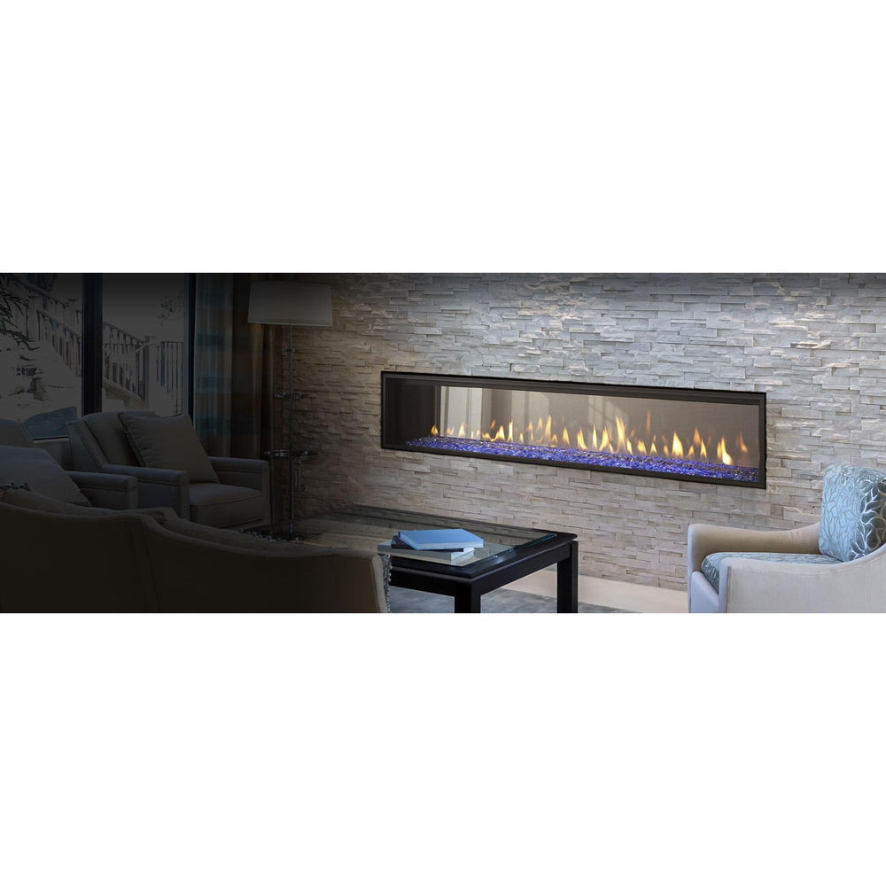 Crave gas fireplace — official Crave See-Through Series Gas Fireplace series image; may show a different size and separately selected options