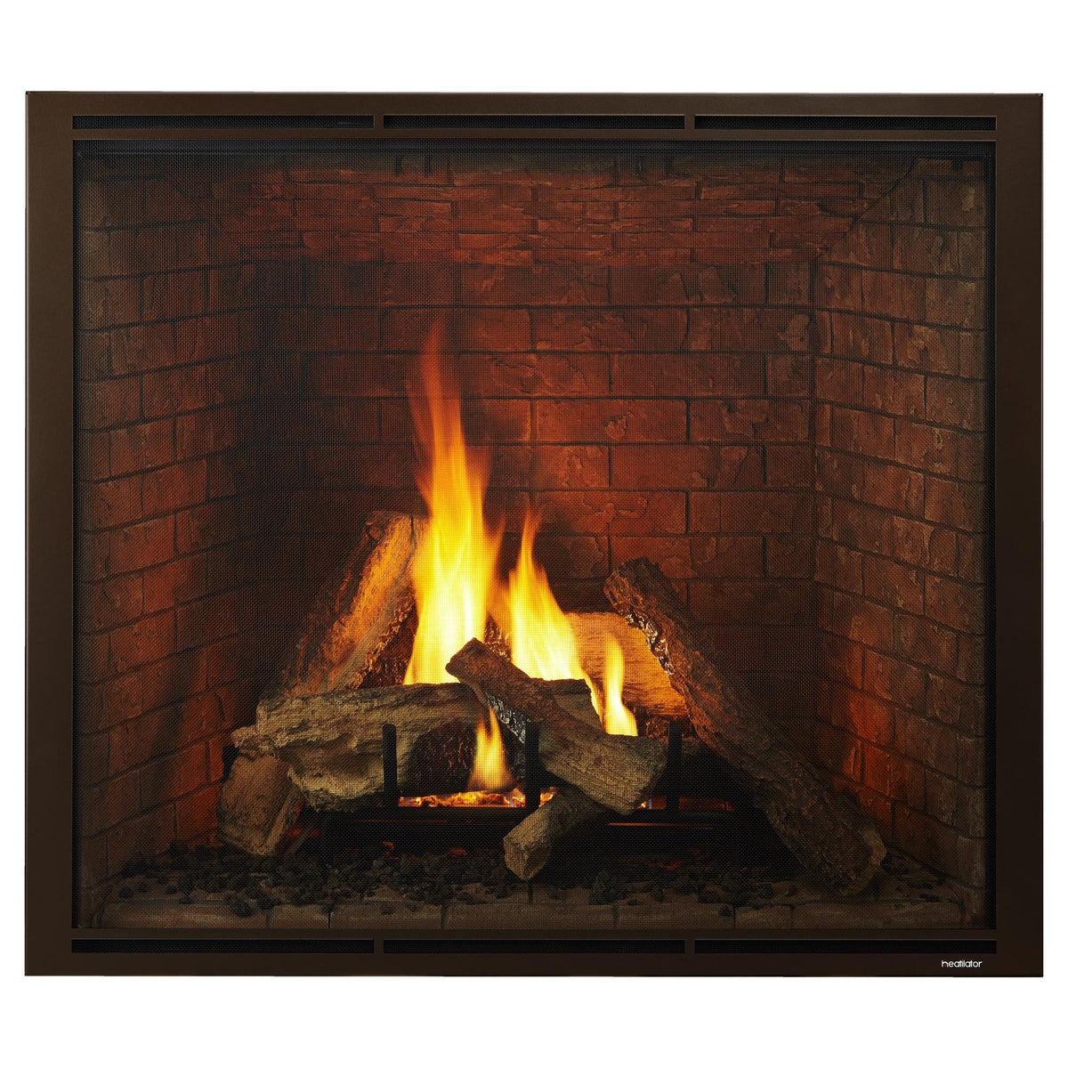 Heirloom_Traditional_Firescreen_so 3 — official Heirloom Series Gas Fireplace series image; may show a different size and separately selected options