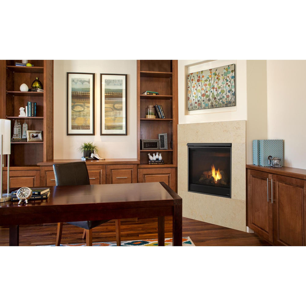 Novus30_Home Office room_set_flattened — official Novus Gas Fireplace series image; may show a different size and separately selected options
