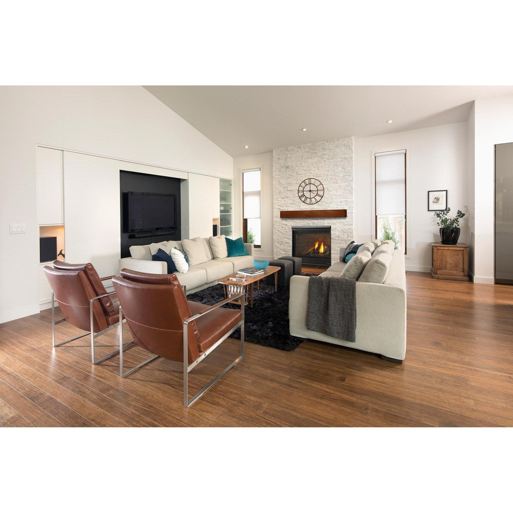 Novus nxt with ozark shelf — official Novus nXt Gas Fireplace series image; may show a different size and separately selected options