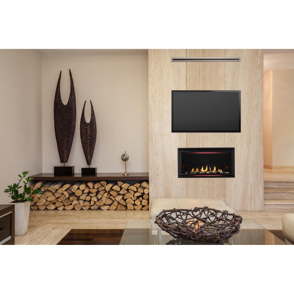 Rave36-REDAccentLights_shutterstock_121658065 — official Rave Series Gas Fireplace series image; may show a different size and separately selected options