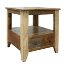 Antique Multicolor End table-Washburn's Home Furnishings