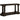 IFD Black Balam Soft Table w/1 Shelf-Washburn's Home Furnishings