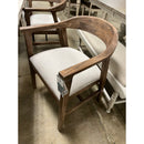 IFD Sahara Dining Table (Base & Top) & 6 Dining Chairs w/Upholstered Seats-Washburn's Home Furnishings