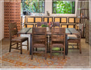 IFD Urban Art Dining Table, Bench & 4 Chairs Bundle-Washburn's Home Furnishings