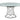 Irene - Round Glass Top Dining Table - Pearl Silver-Washburn's Home Furnishings
