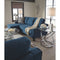 Jarreau - Blue - Sofa Chaise Sleeper-Washburn's Home Furnishings