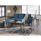 Jarreau - Blue - Sofa Chaise Sleeper-Washburn's Home Furnishings