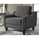 Jarreau - Gray - Chair-Washburn's Home Furnishings