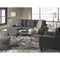 Jarreau - Gray - Sofa Chaise Sleeper-Washburn's Home Furnishings