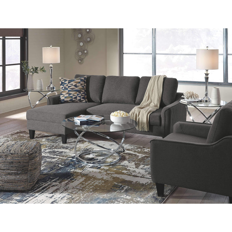 Jarreau - Gray - Sofa Chaise Sleeper-Washburn's Home Furnishings