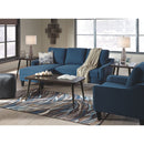 Jarreau - Gray - Sofa Chaise Sleeper-Washburn's Home Furnishings