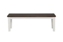 Kingman - Dining Bench - White-Washburn's Home Furnishings