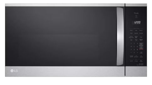 LG 1.8 cu. ft. Smart Over-the-Range Microwave - Print Proof Stainless Steel-Washburn's Home Furnishings