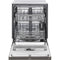 LG 24" Front Control Dishwasher, 48 dBA, QuadWash, EasyRack Plus, 3rd Rack - Black Stainless-Washburn's Home Furnishings
