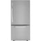 LG 26 cu. ft. Bottom Freezer Refrigerator - Stainless Steel-Washburn's Home Furnishings