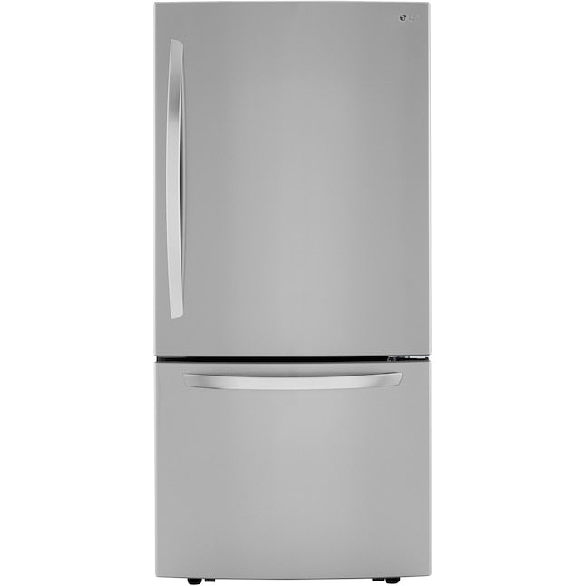 LG 26 cu. ft. Bottom Freezer Refrigerator - Stainless Steel-Washburn's Home Furnishings