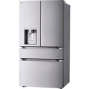 LG 29 cu. ft. Smart Standard-Depth MAX™ 4-Door French Door Refrigerator with Full-Convert Drawer™-Washburn's Home Furnishings